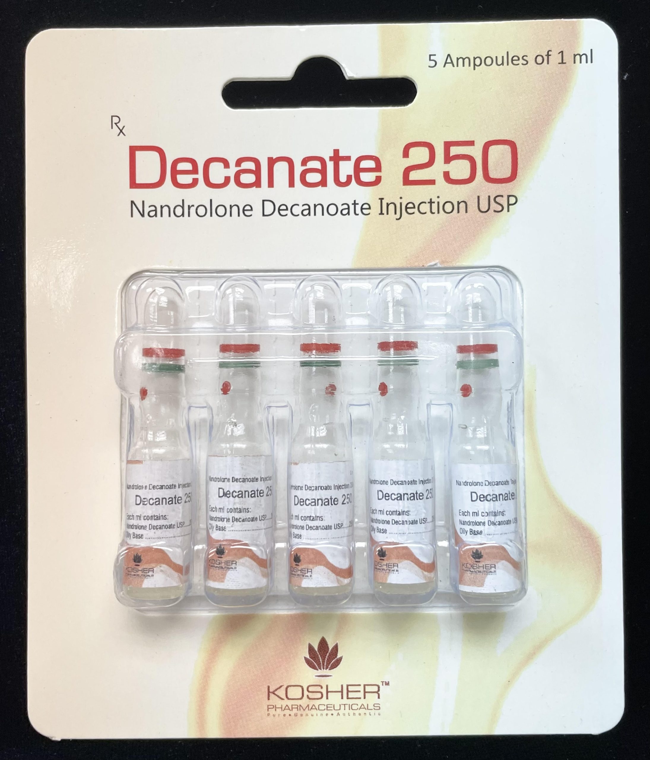 DECANATE 250(nandrolone decanoate 250mg/ml) 1ml x 5 amps(Kosher)
