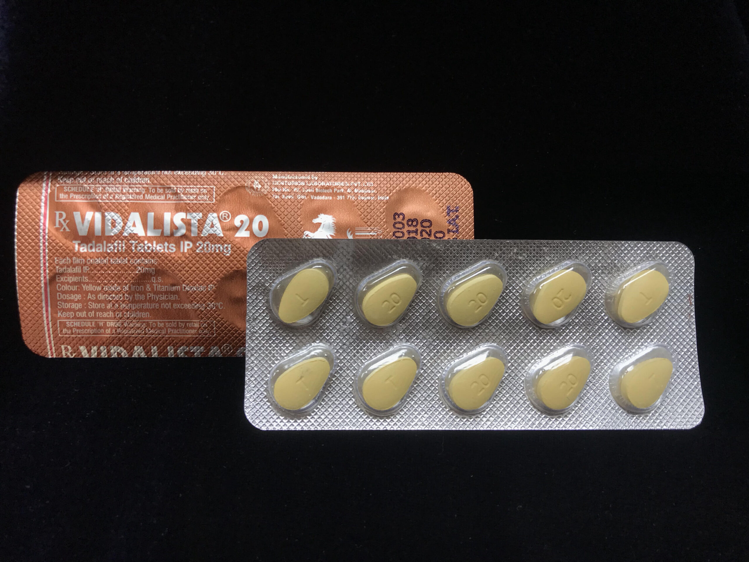 TADALAFIL(シアリス)VIDALISTA 20mg x 10 tabs