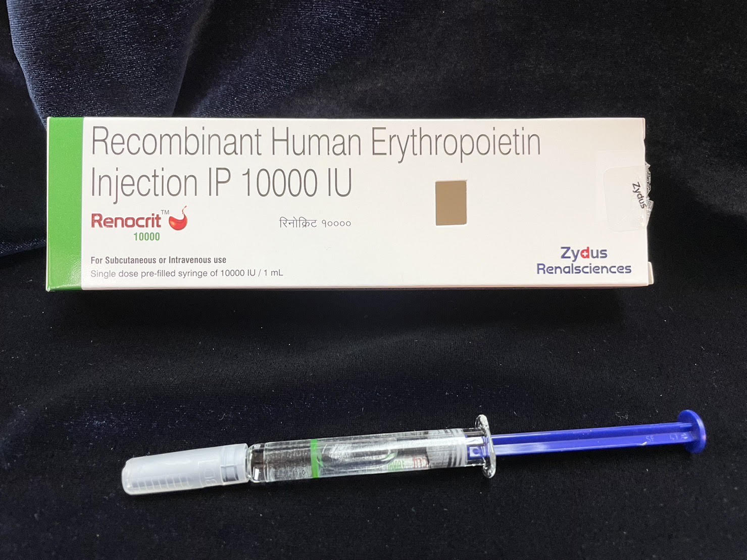 EPO (erythropoietin) Injection10000IU/Pre Filled syringe of 10000IU/1ml + 27g1/2 needle