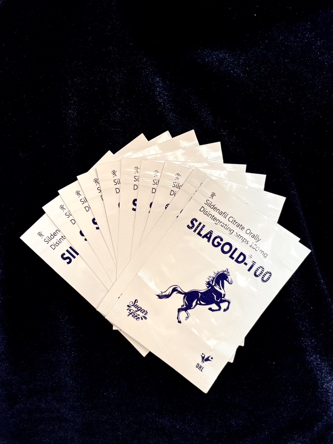 SILAGOLD - 100(Sildenafil Citrate)(バイアグラ同成分) OD film 100mg x 10 strip