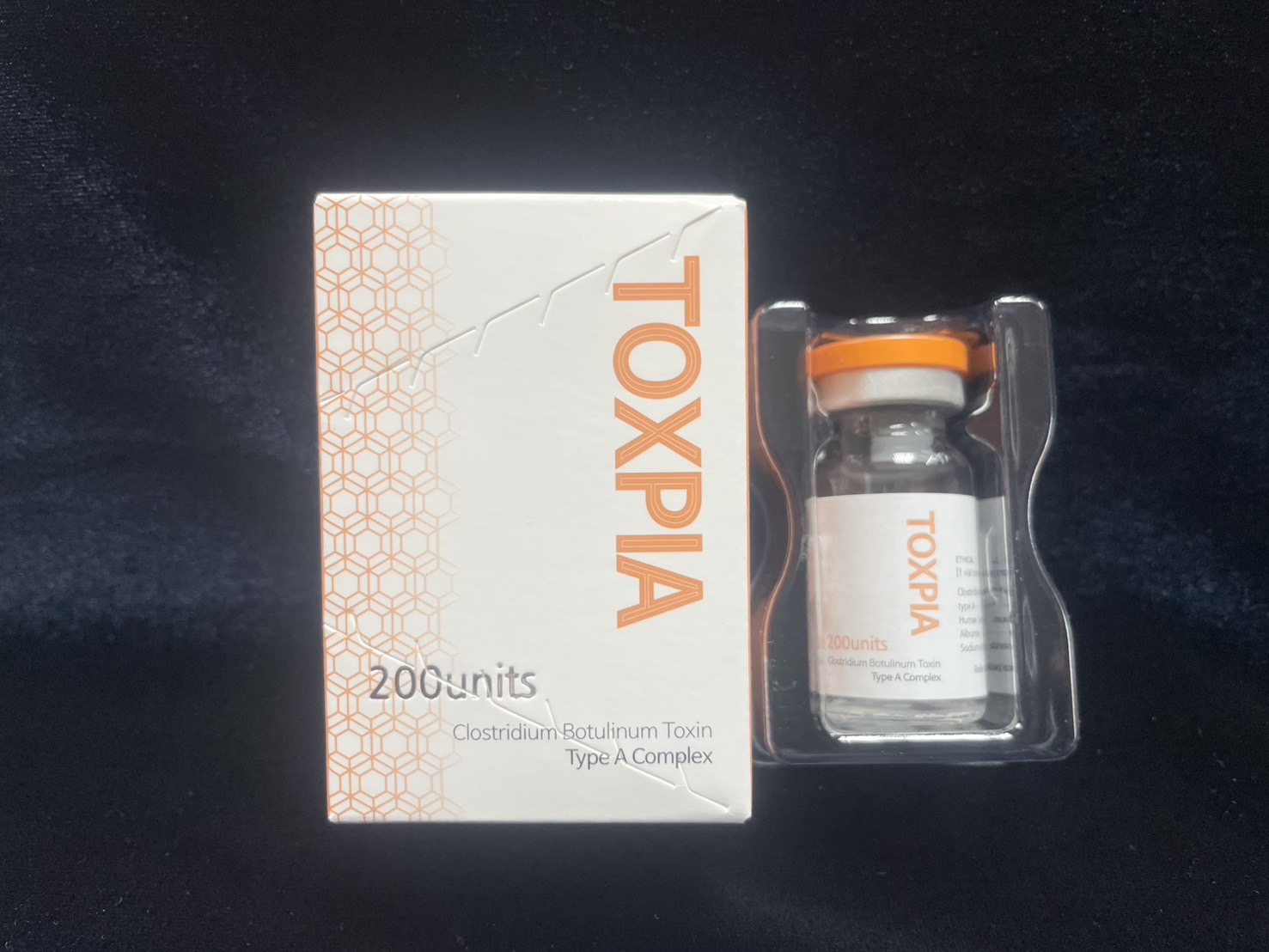 TOXPIA 200Unit(BOTOX) 100IU + 2ml Injection water ampule